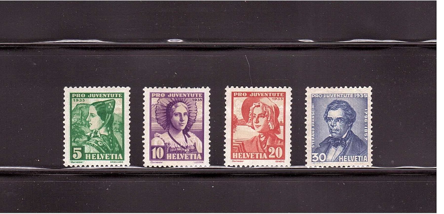 Tutti i francobolli: 1935 Pro Juventute Trachten – Usato da Rheinau venduto da loxis