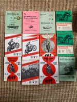 Alte Motorrad-Programme Raserennen Schweiz