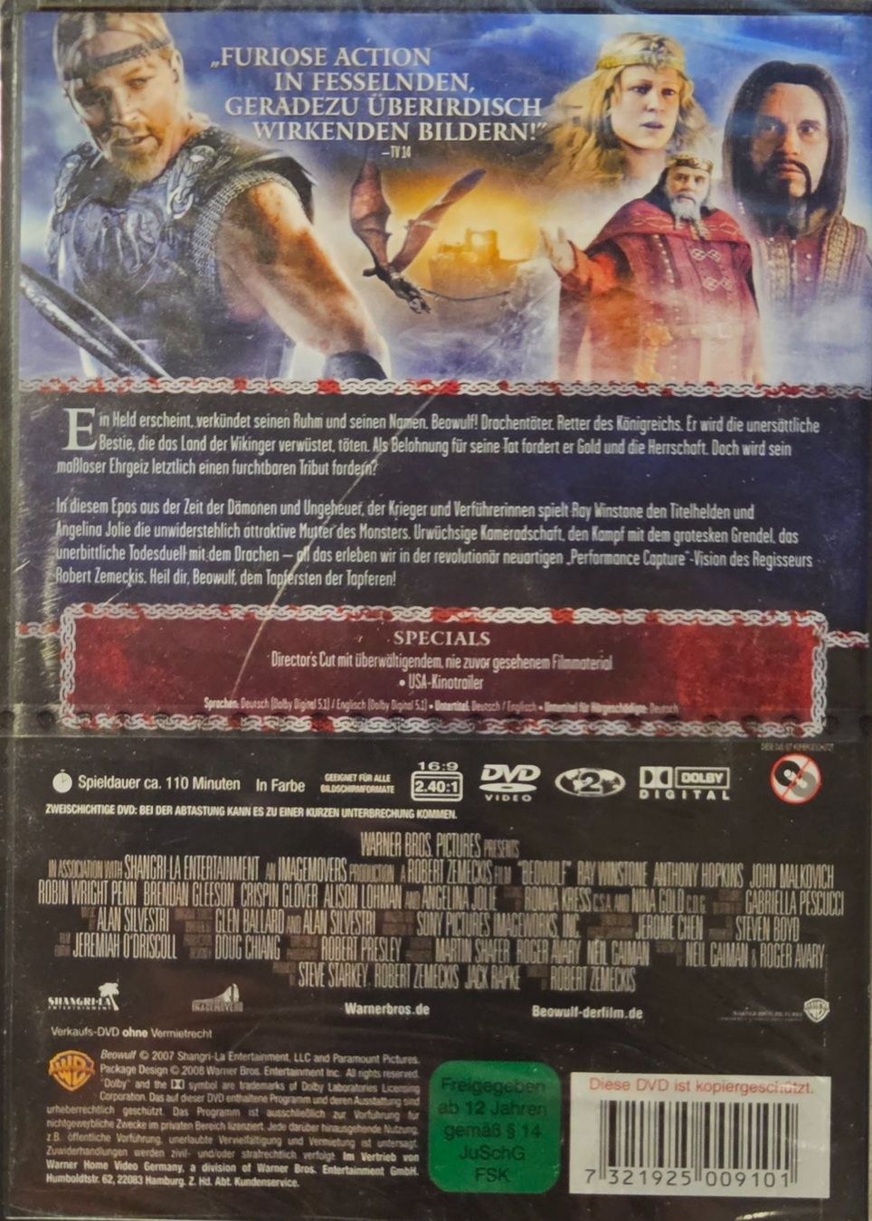 Tutti i DVDs: Die Legende von Beowulf – Nuovo e nell'imballaggio originale da Wahlen b. Laufen venduto da Cg10 1