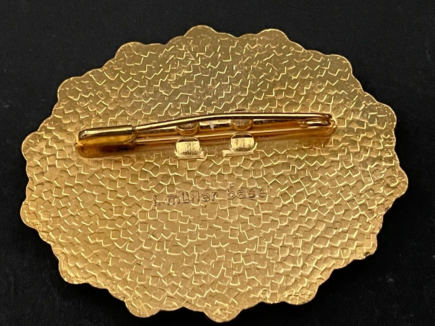 Placchette & Badge: Basler Fasnachtsplakette 1982 Gold – Usato da Aarburg venduto da glaibasel57 1