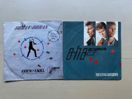 JAMES BOND tolle Singles DURAN DURAN AHA 80's Kult Top Hits