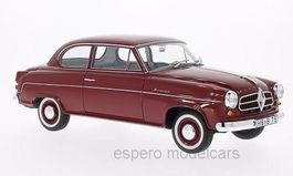 Borgward Isabella Limousine Phase I 1954-1956 dunkelrot 1:18