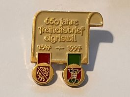 1 Pin Freiheitsbrief Sigriswil 650 Jahre