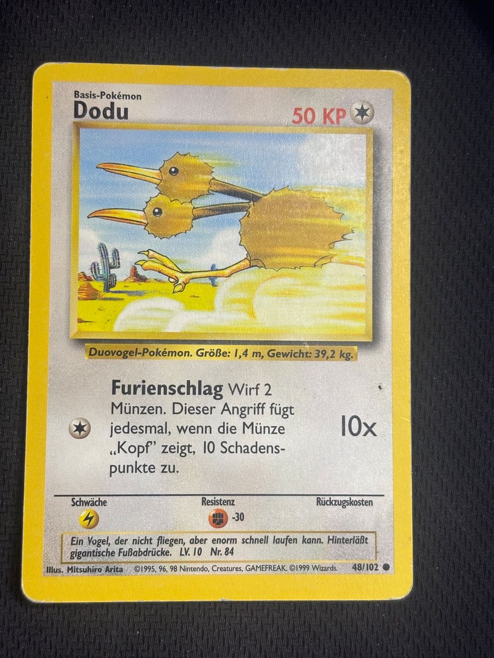 Pokémon Sammelbilder & Trading cards: Pokemon Dodu 48/102 WOTC Base Set DE – Gebraucht aus St. Gallen von KantoKarten