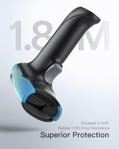 Scanneurs: Bluetooth 2D/1D QR Barcode-Scanner mit 2 Wechselakkus – Neuf avec emballage d'origine à Suhr par SchnapperCH 3