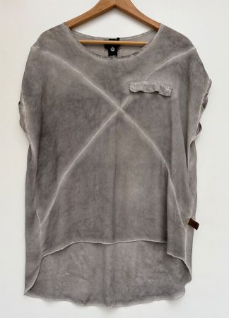 Luftige Nü Shirt Bluse mit Seide Gr.S