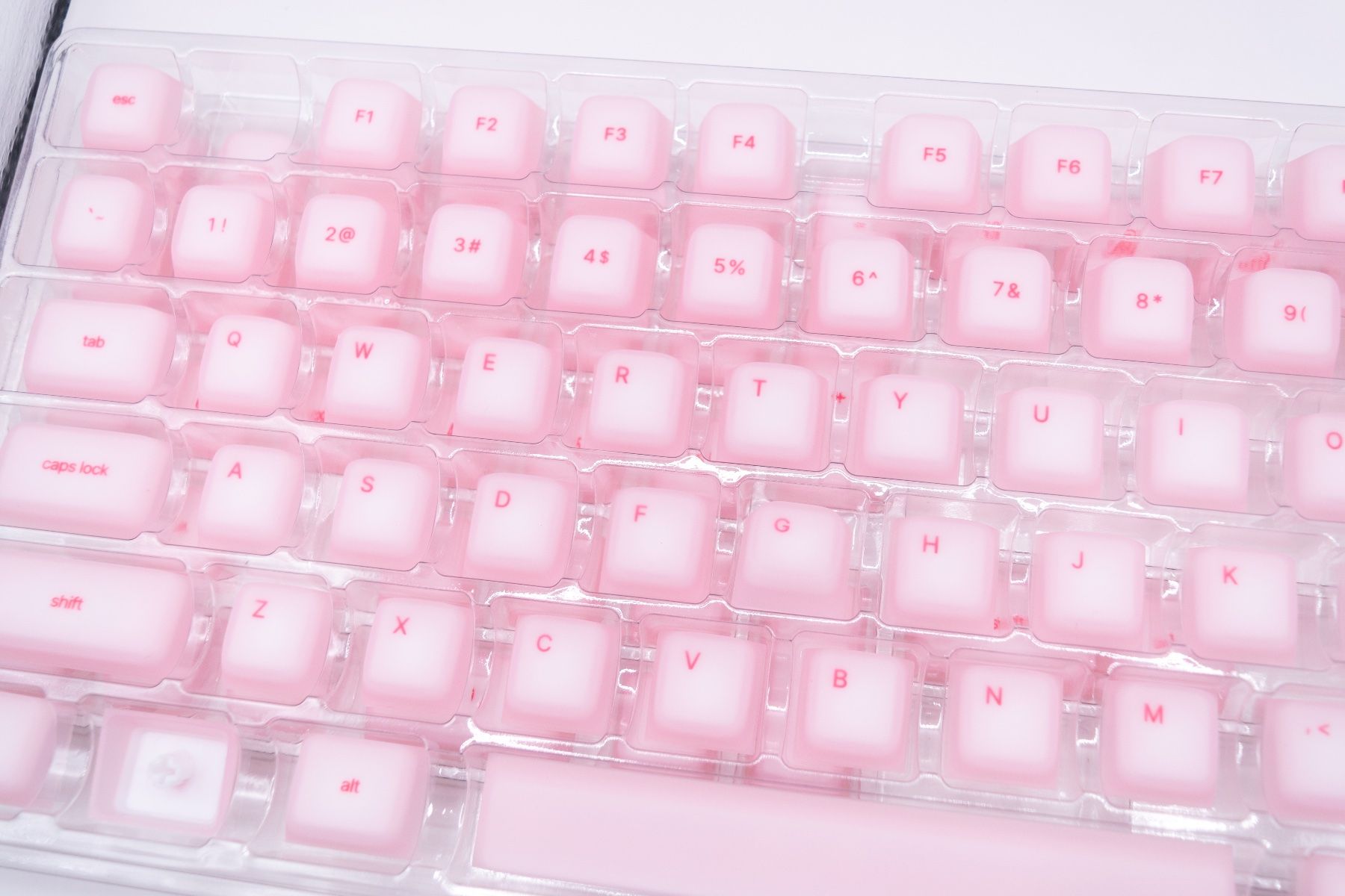 Tastiere: EPOMAKER AegisSil 113 Silicone Keycaps Cherry Profile Pink – Nuovo e nell'imballaggio originale da Belmont-Lausanne venduto da HausPopCharm 2