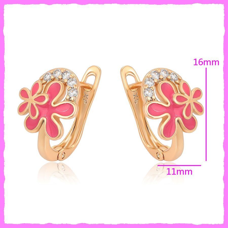 Orecchini pendenti & Orecchini a lobo: Bezaubernde Blumen Ohrringe mit Zirkonia – Nuovo e nell'imballaggio originale da Oberglatt ZH venduto da Diamond-Girl 1