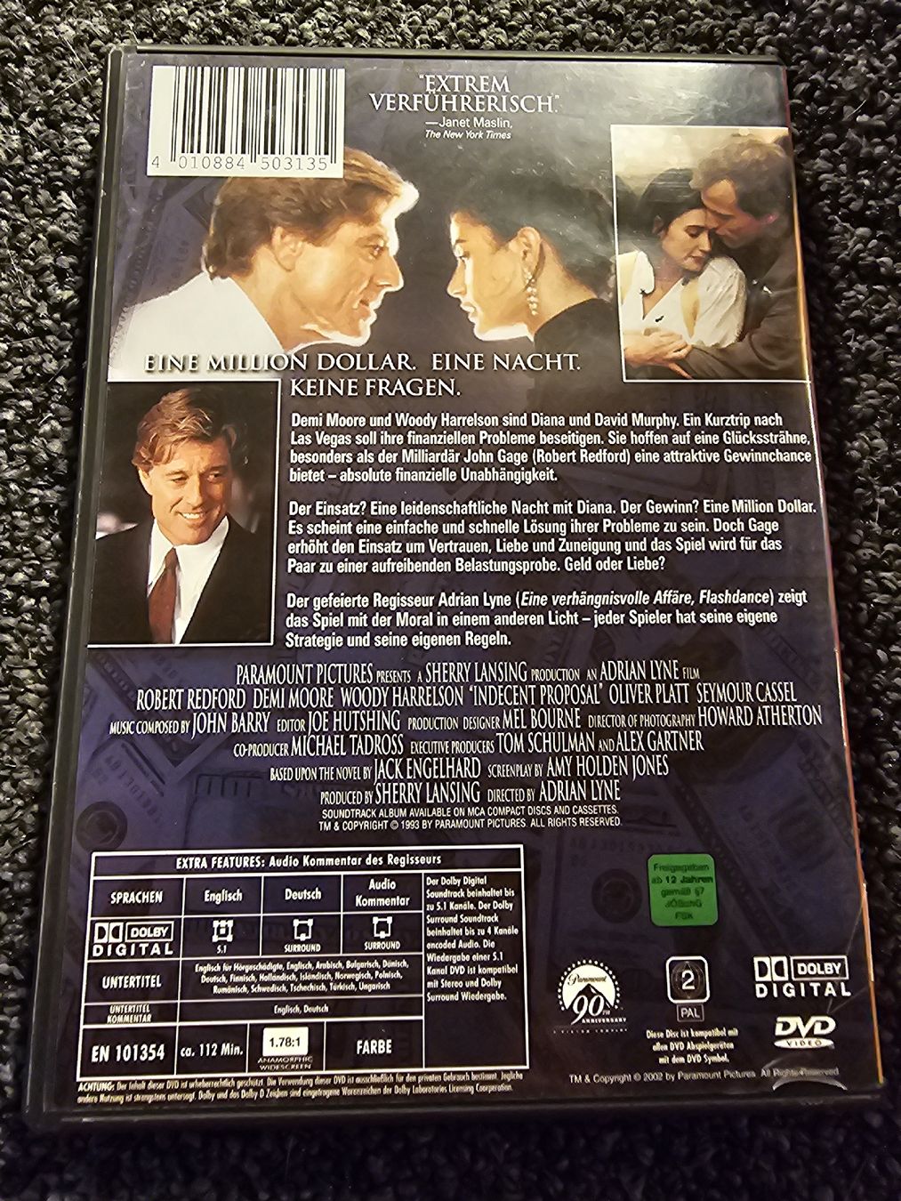 Tutti i DVDs: Ein Unmoralisches Angebot (21508) – Usato da Ruswil venduto da jan_bxl5 1
