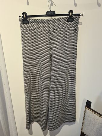 niū Damen Hose Muster grau/weiss Grösse M