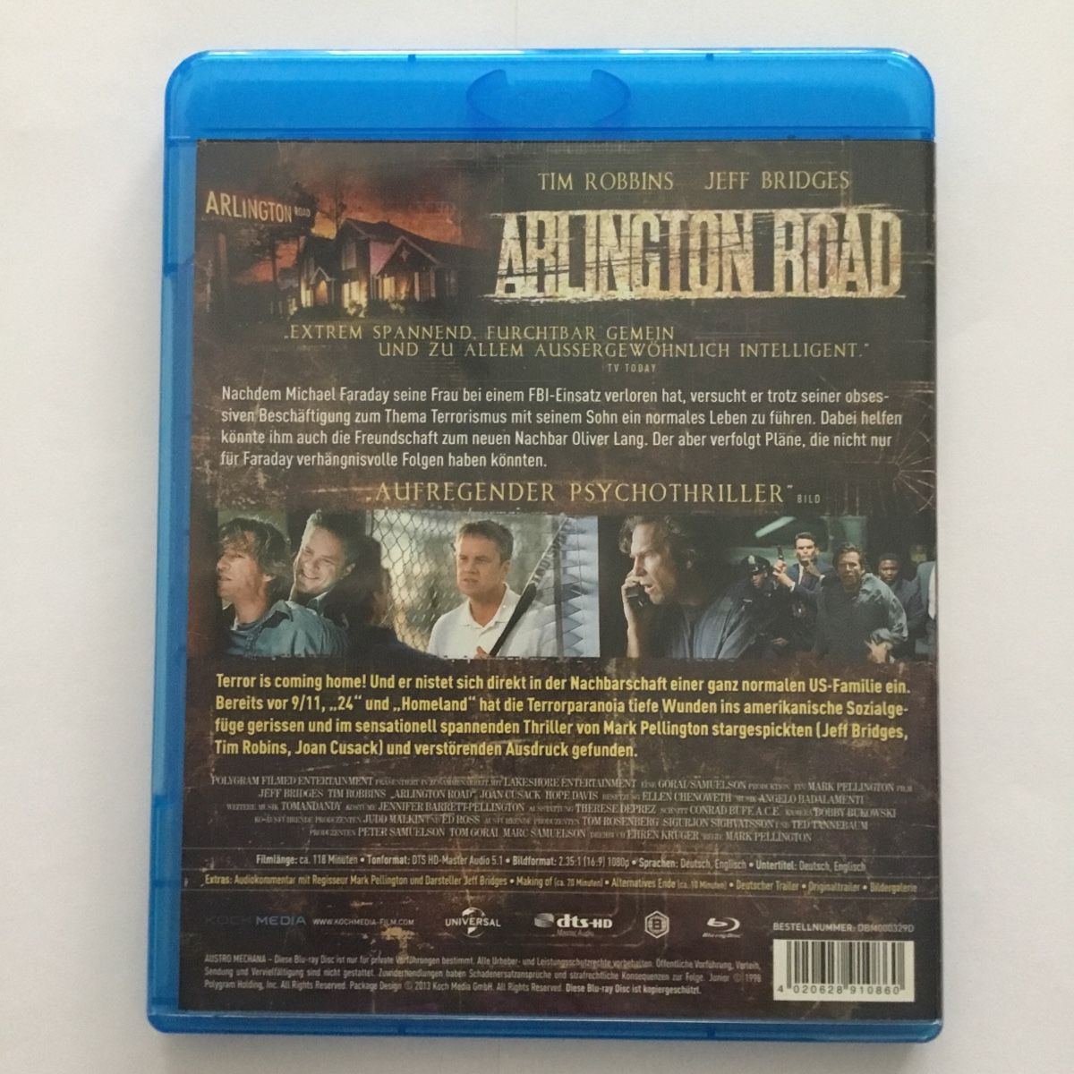 Tutti i DVDs: Arlington Road Blu Ray Rarität – Nuovo (secondo la descrizione) da Blauen venduto da sternchen66 1