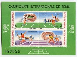Block "Tennis". Rumänien.