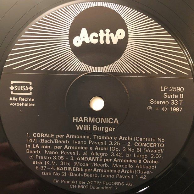 Dischi in vinile: Willi Burger - Harmonica (LP) – Usato da Grüningen venduto da azulamarillo_vinyl 3