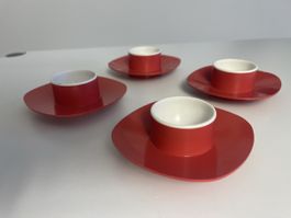 4 Stück Bolta Eierbecher, 60er Jahre