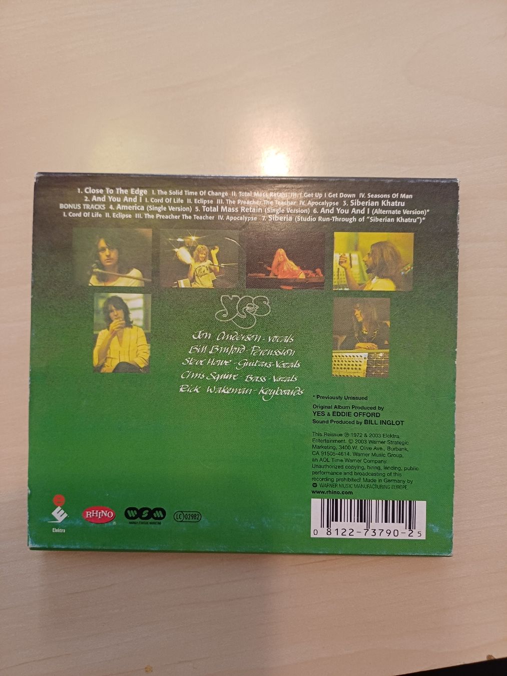 CDs: Yes - close to the edge – Gebraucht aus Morbio Inferiore von supermammuth 1