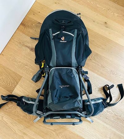 Deuter Kid Comfort 3 Rucksack  mit Sonnendach  guter Zusta