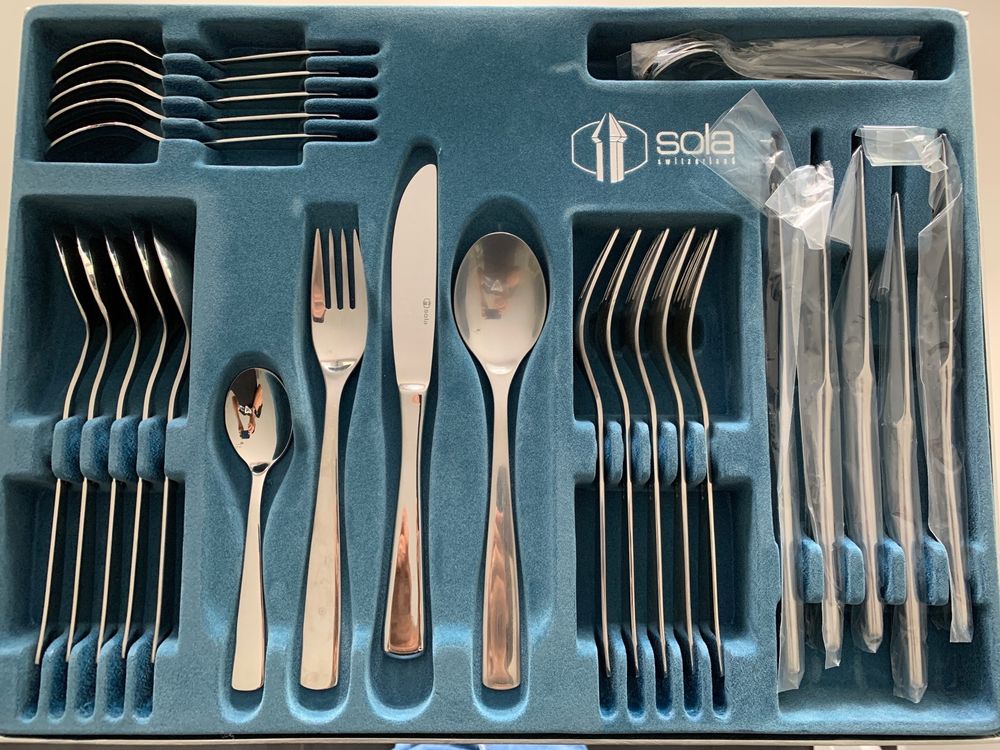 Excelsa Eclipse Besteck-Set 24-teilig – Edelstahl 18/0, Für 6 Personen