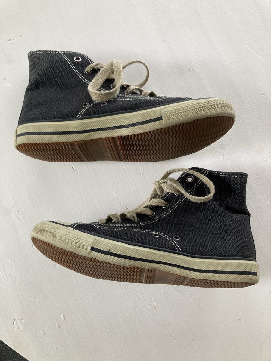 Scarpe da uomo: Hanf Schuhe Gr. 38 schwarz – Usato da Kesswil venduto da Branca-01 7