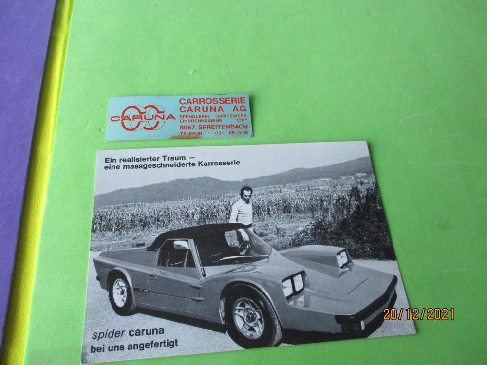 Flyer CARUNA SPIDER (Gebraucht) in Ottikon Gossau ZH für CHF 9.5 – mit ...