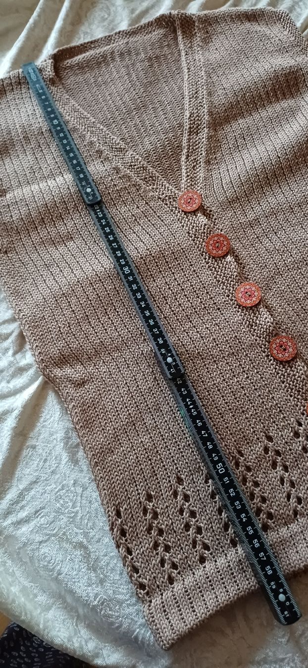Gilet & Giacche senza maniche: Strickweste Baumwolle beige gestrickt NEU – Nuovo e nell'imballaggio originale da Amriswil venduto da SANNamerino 3