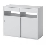 IKEA SPIKSMED Sideboard, hellgrau, 97x40x79 cm