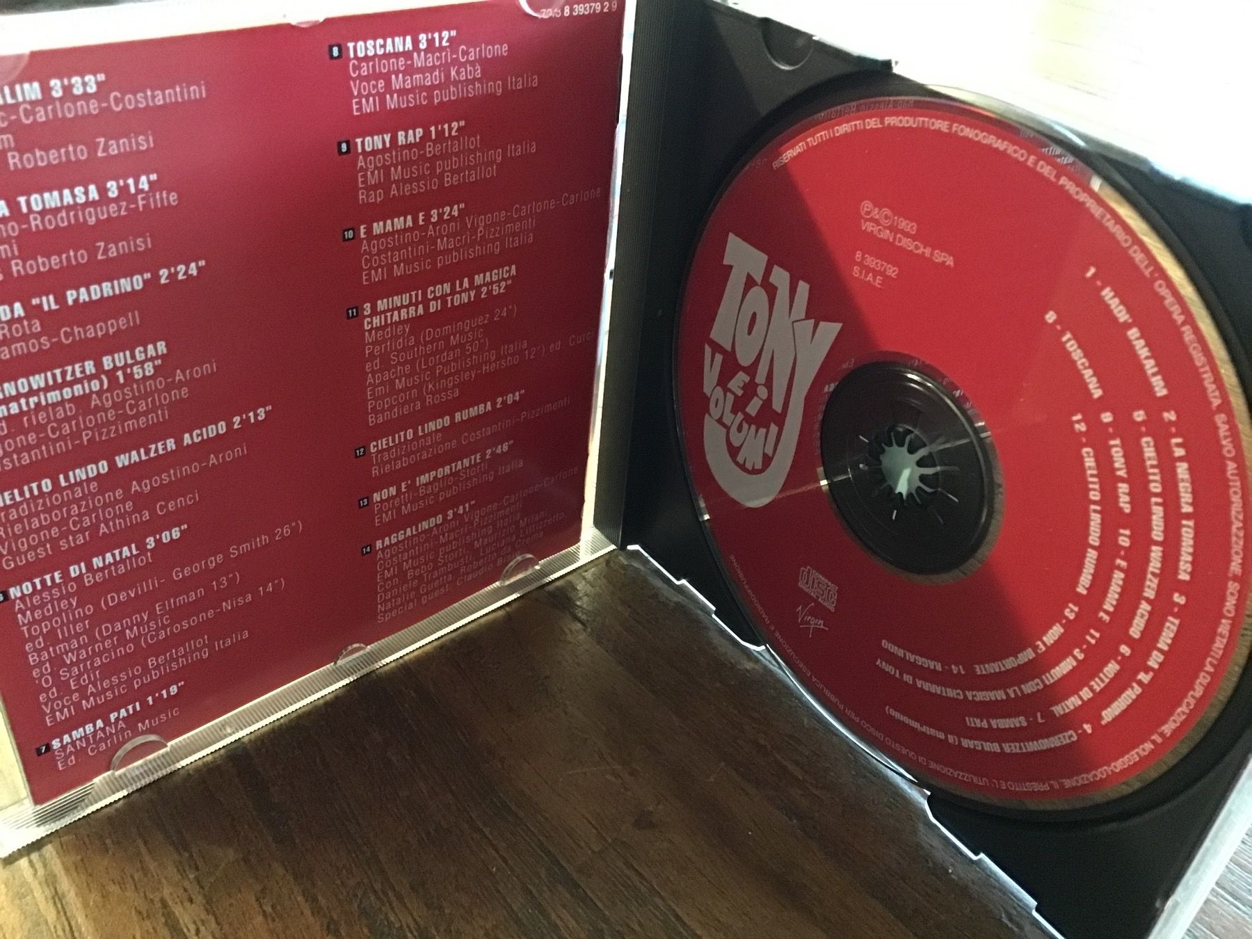CD: Tony E I  Volumi Cielito Lindo – Usato da Thierachern venduto da sweden08 2