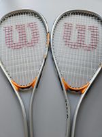 2x Wilson Hyper Team 300 Squashschläger, kaum benutzt