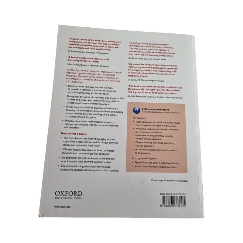 Bücher: OXFORD Chemistry 3 Lehrbuch – Gebraucht aus Wangen b. Olten von Restwert_Wangen 3