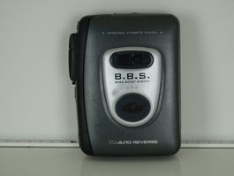 Walkman Cassette Player Auto Reverse BBS läuft 80er 90er
