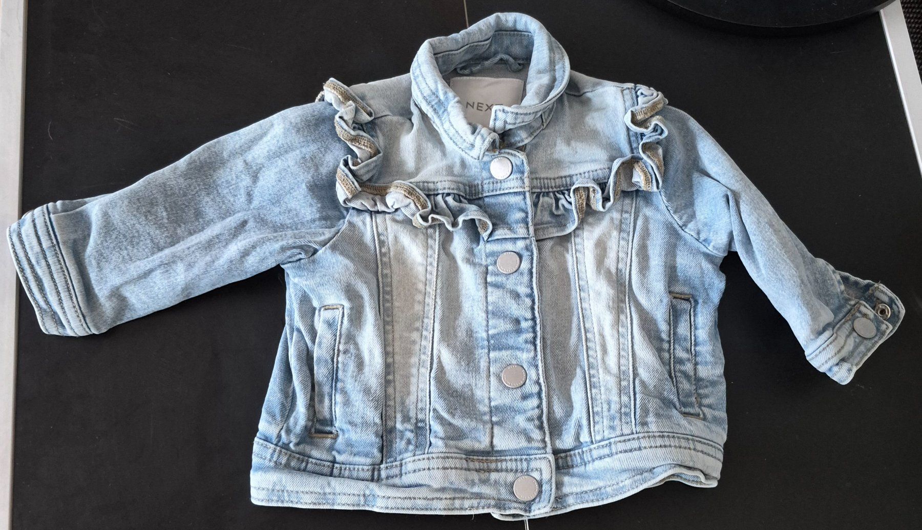 Next Jacken & Mäntel: Jeansjacke, Grösse 74, Mädchen – Neu (gemäss Beschreibung) aus Suhr von sla_p652