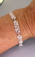 Antikes, filigranes Armband 800er Silber um 1930