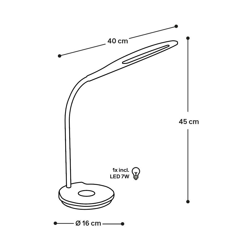 Lampes: AROSA LED-Tischlampe mit wireless charging – Neuf avec emballage d'origine à Sissach par mondilux 6