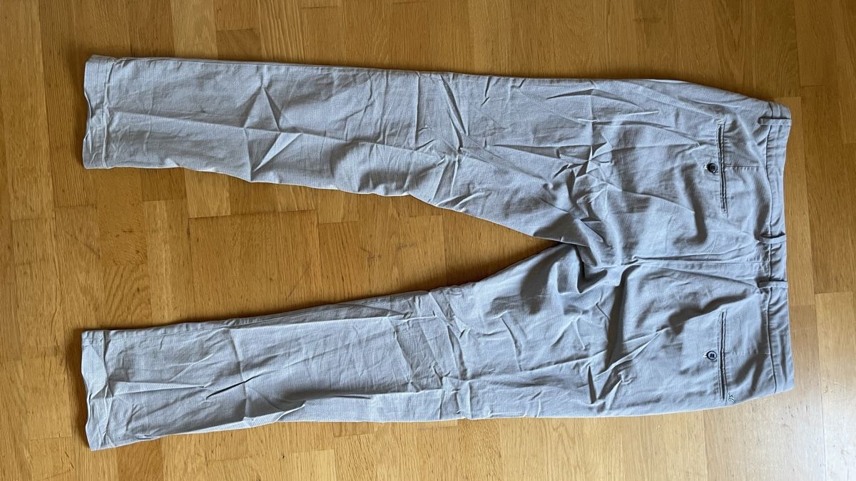 Pantaloni: Mason's Hose, Top Zustand, Gr. 33, hellgrau, Baumwolle – Usato da Bern venduto da gelbepunkte 5