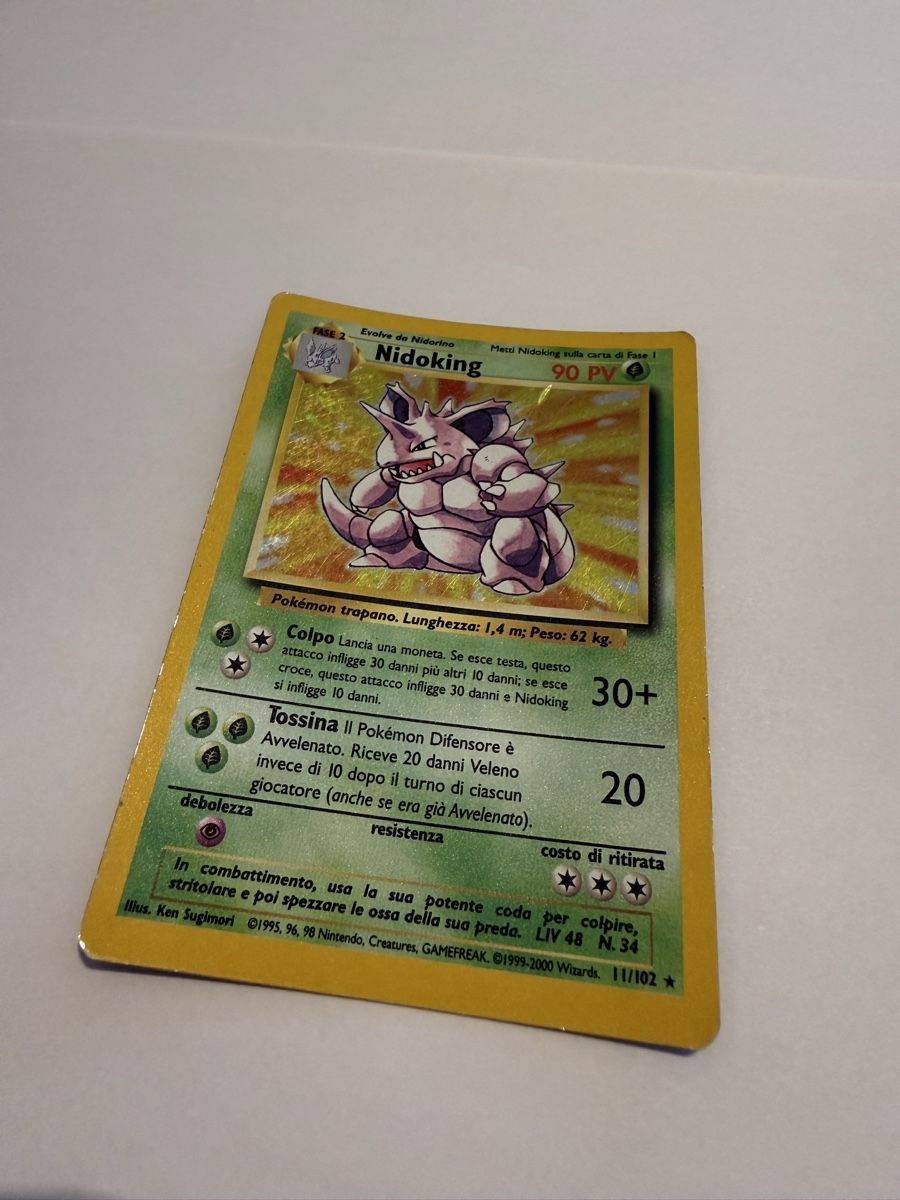 Pokémon Carte collezionabili: Nidoking 11/102 holo italian – Usato da Lugano venduto da ktm_7jr7 3