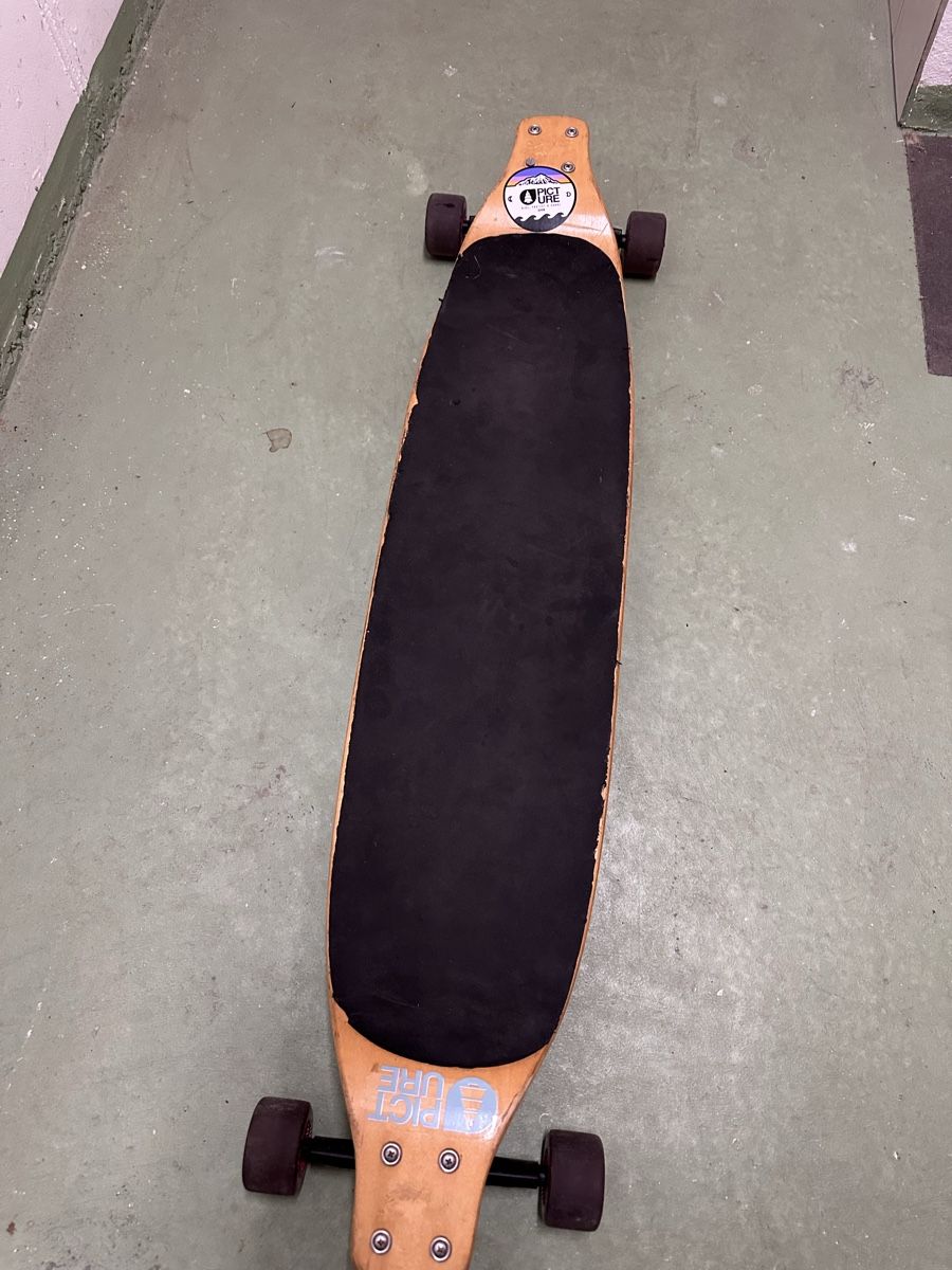 Skateboards: Longboard 'Slugger Pickle' Holz leichte Gebrauchsspuren – Usato da Uetliburg SG venduto da Luckyeightone