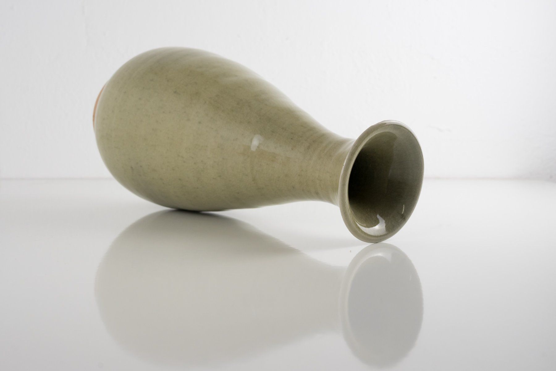 Vasen & Gefässe: Vase Keramik Ash & Crackle Nr. 1 – Gebraucht aus Schaffhausen von Studio-Ara 6