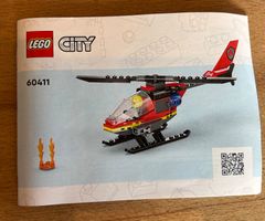 Lego 60411 L'hélicoptère de secours des pompiers