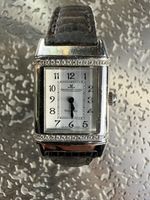 Jaeger-LeCoultre Reverso Lady, Diamanten, Lederband