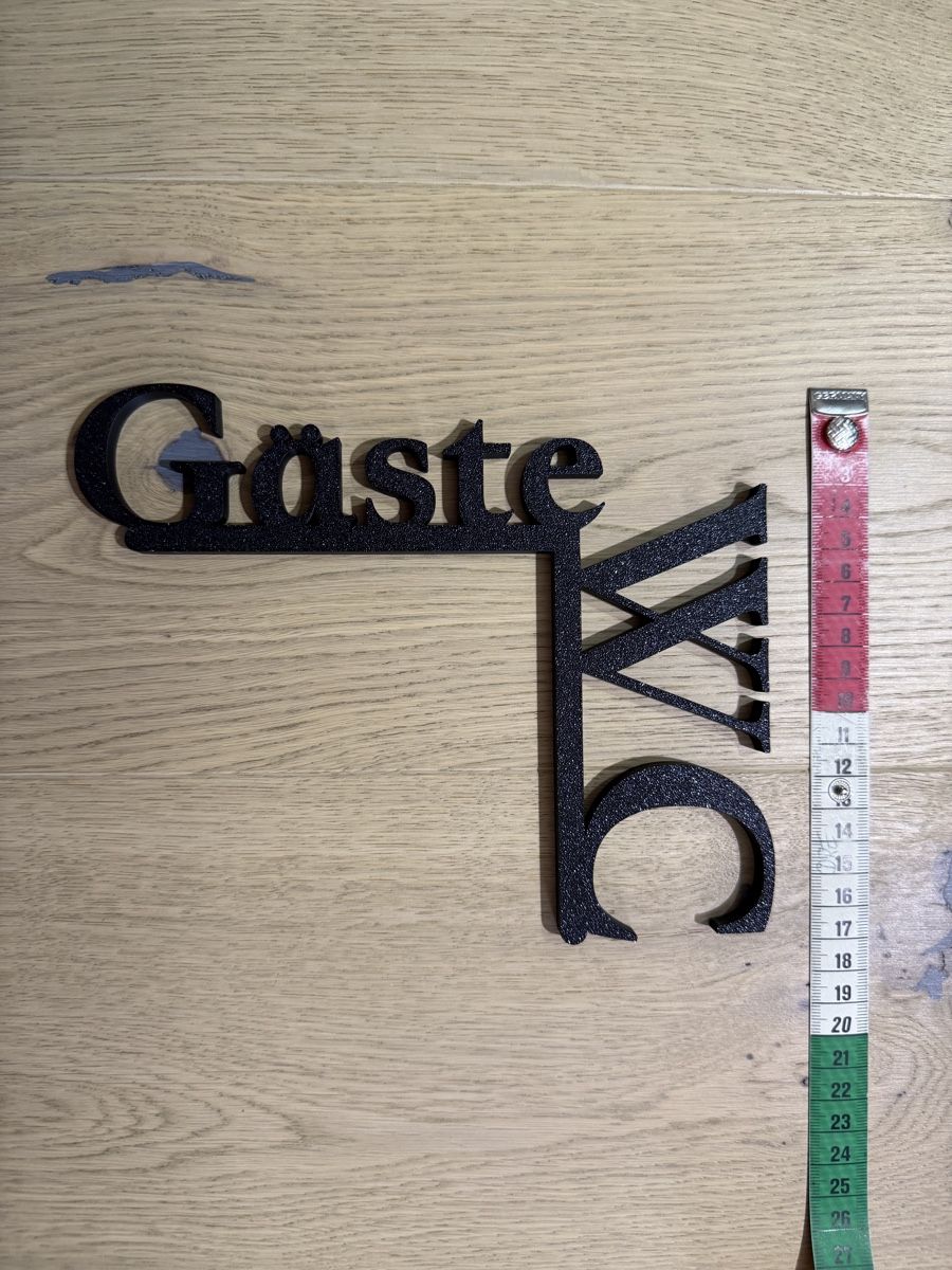 Schilder: Schild „Gäste WC“ – Neu und originalverpackt aus Bichelsee von straub87 2