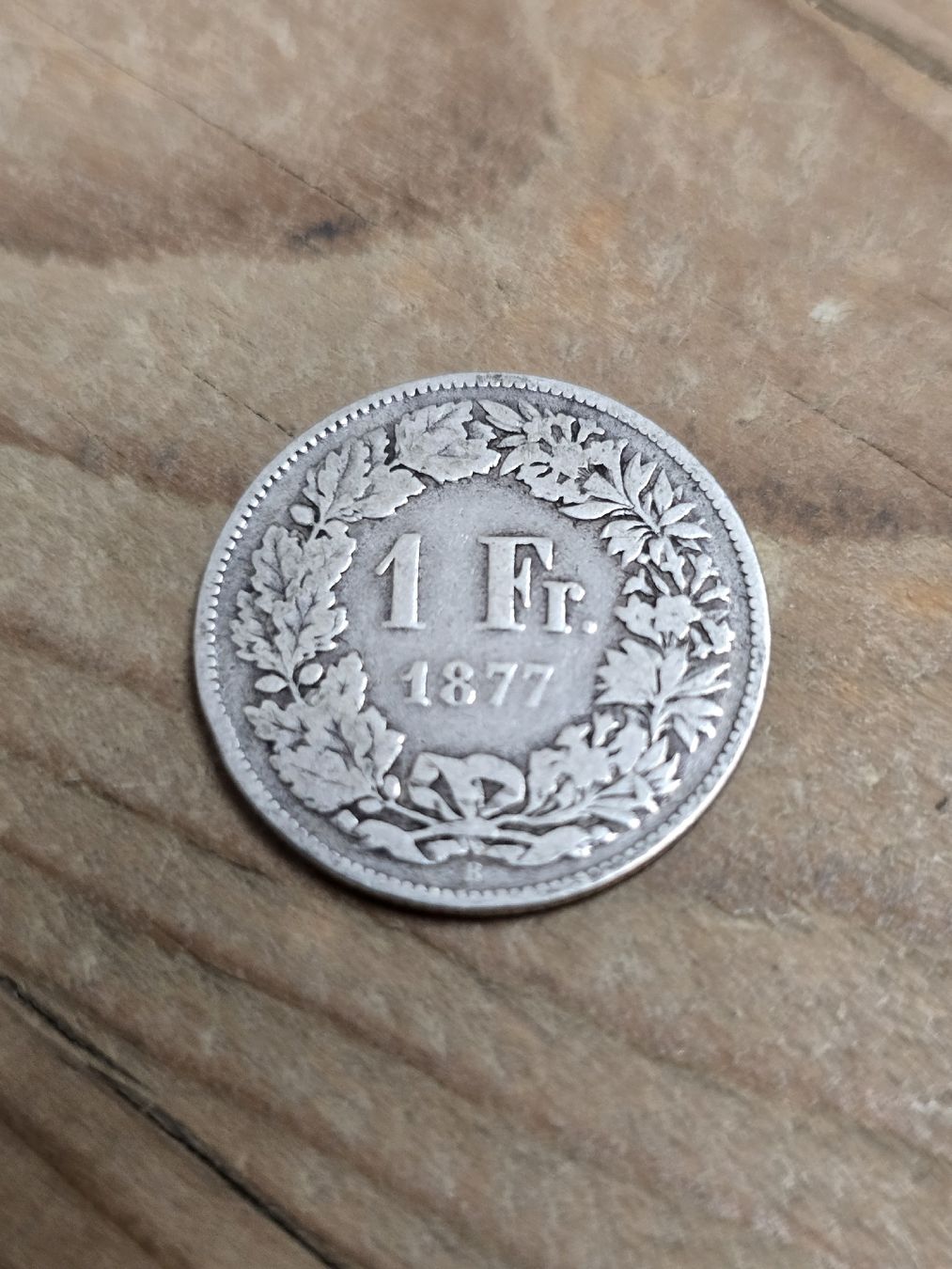 Toutes les monnaies: 1 Fr Silber Münze 1877 – D'occasion à Pfäffikon SZ par 26.4.14.17.25