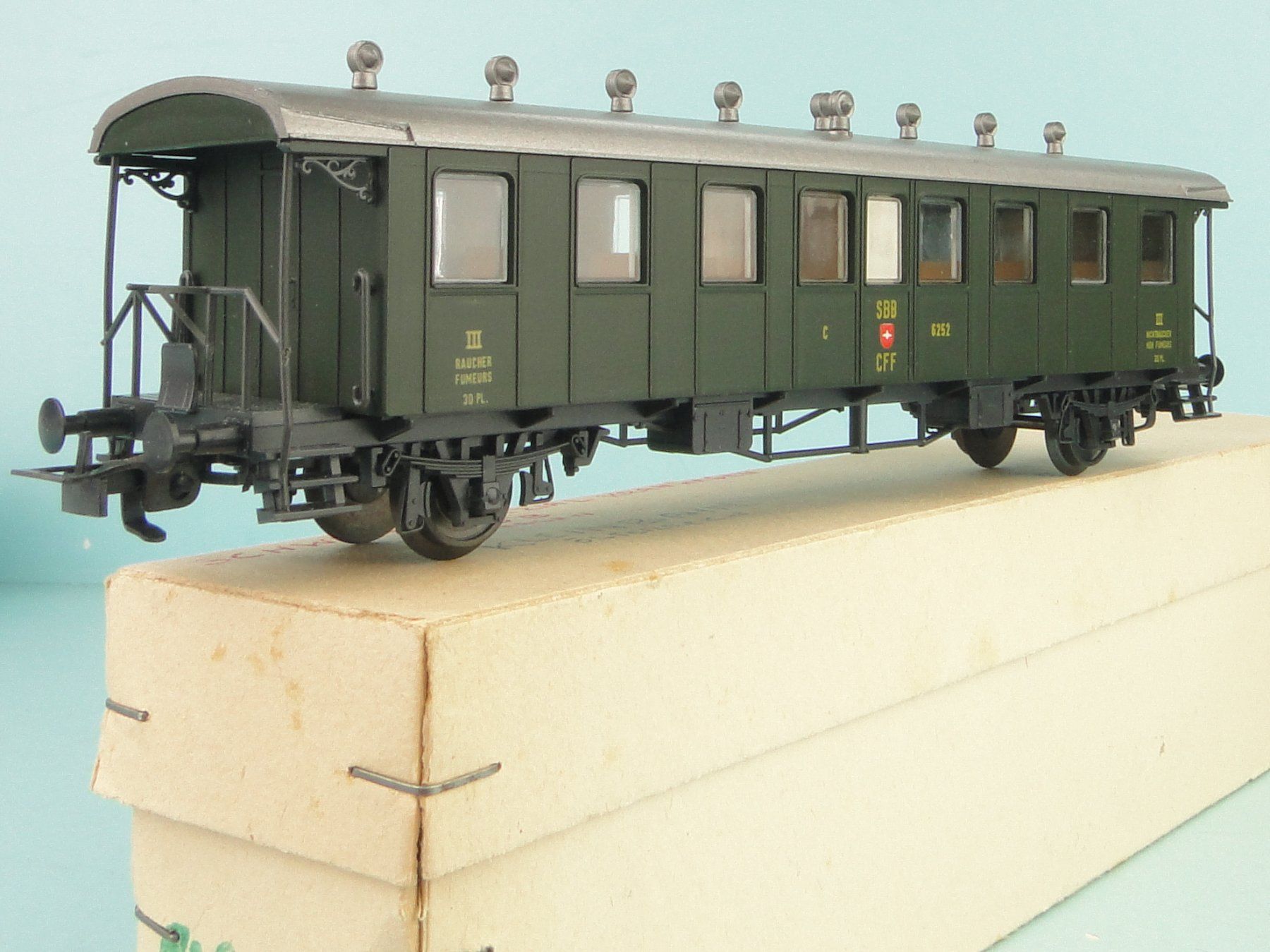 Liliput Modellini di ferrovie: Liliput SBB III Klasse Platformwagen – Usato da Bülach venduto da cann11 6