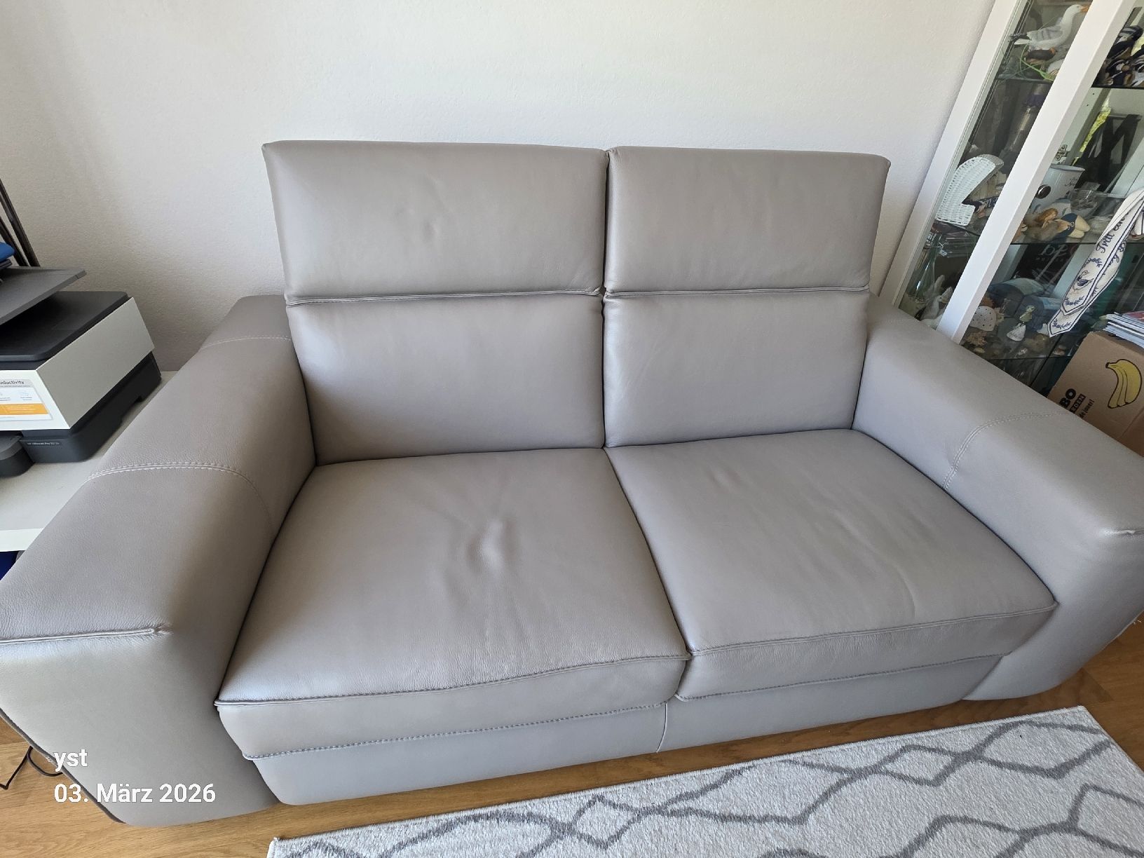 Natuzzi Divani: 2er Leder Sofa von Natuzzi – Usato da Kloten venduto da funkgabel