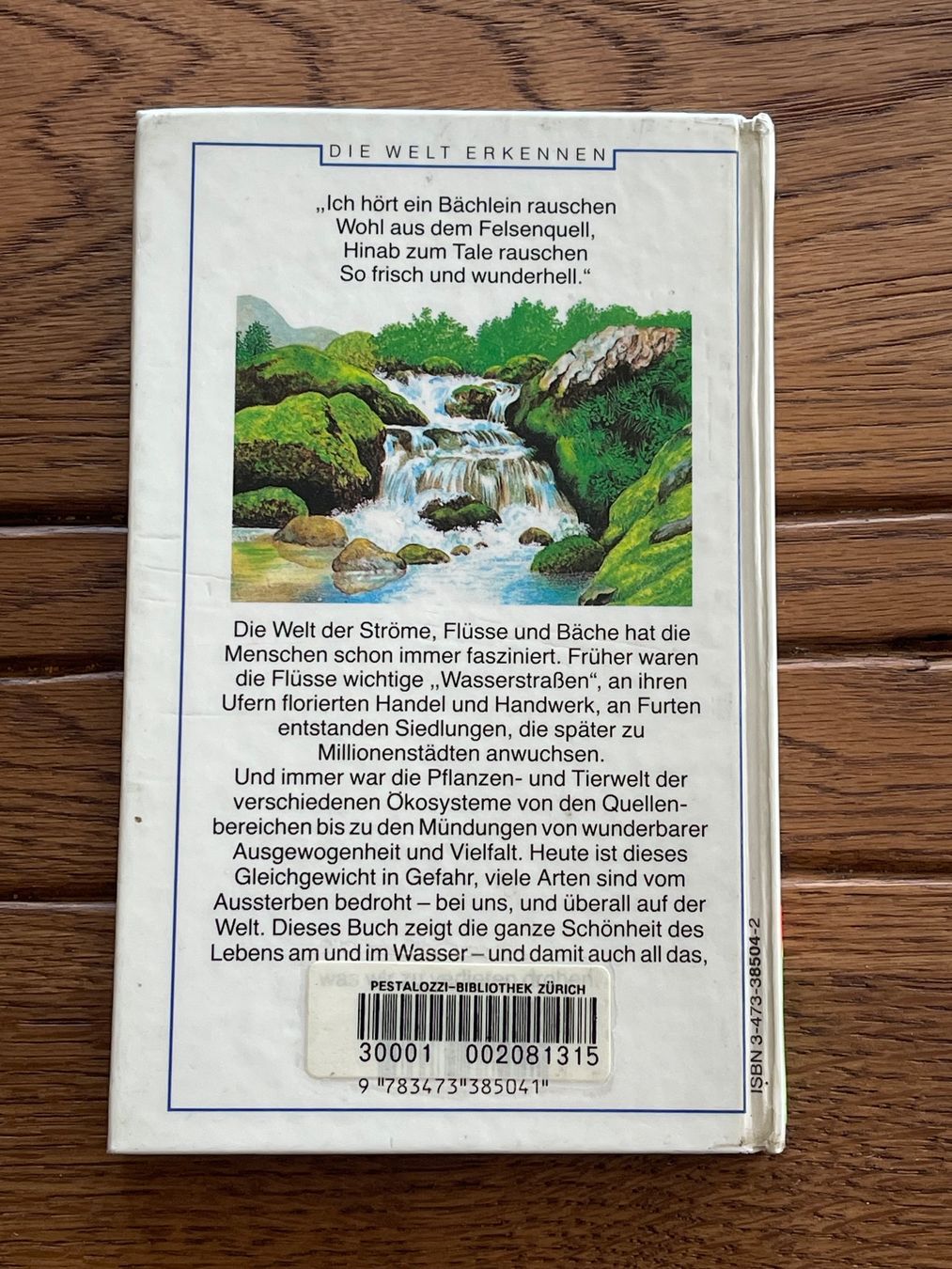 Libri: Die Welt der Ströme, Flüsse und Bäche - Buch – Usato da Zuerich venduto da Dorsi 5