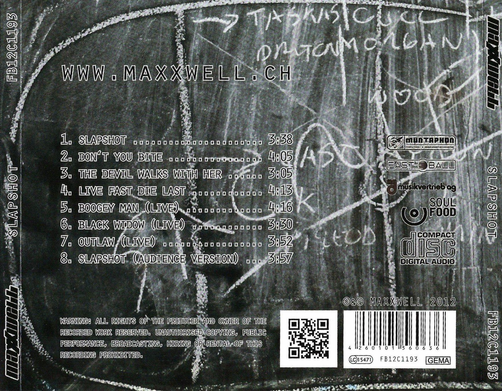 CDs: CD: MAXXWELL - Slapshot – D'occasion à Rotkreuz par groeli69 1