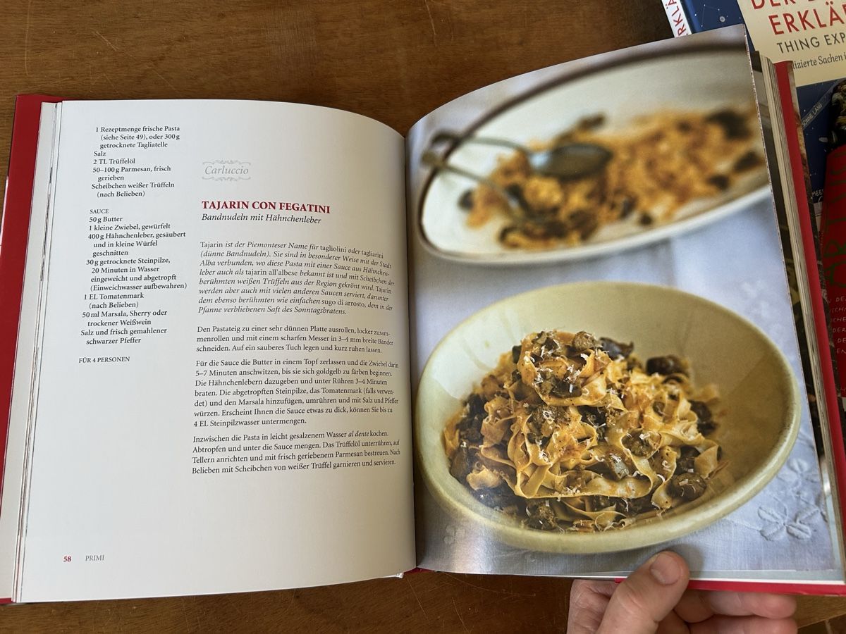 Libri: Trattoria Küche, Antonio Carluccio – Usato da Zürich venduto da WWehrle 1