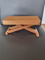 Holz Schemeli zusammenklappbar und höhenverstellbar