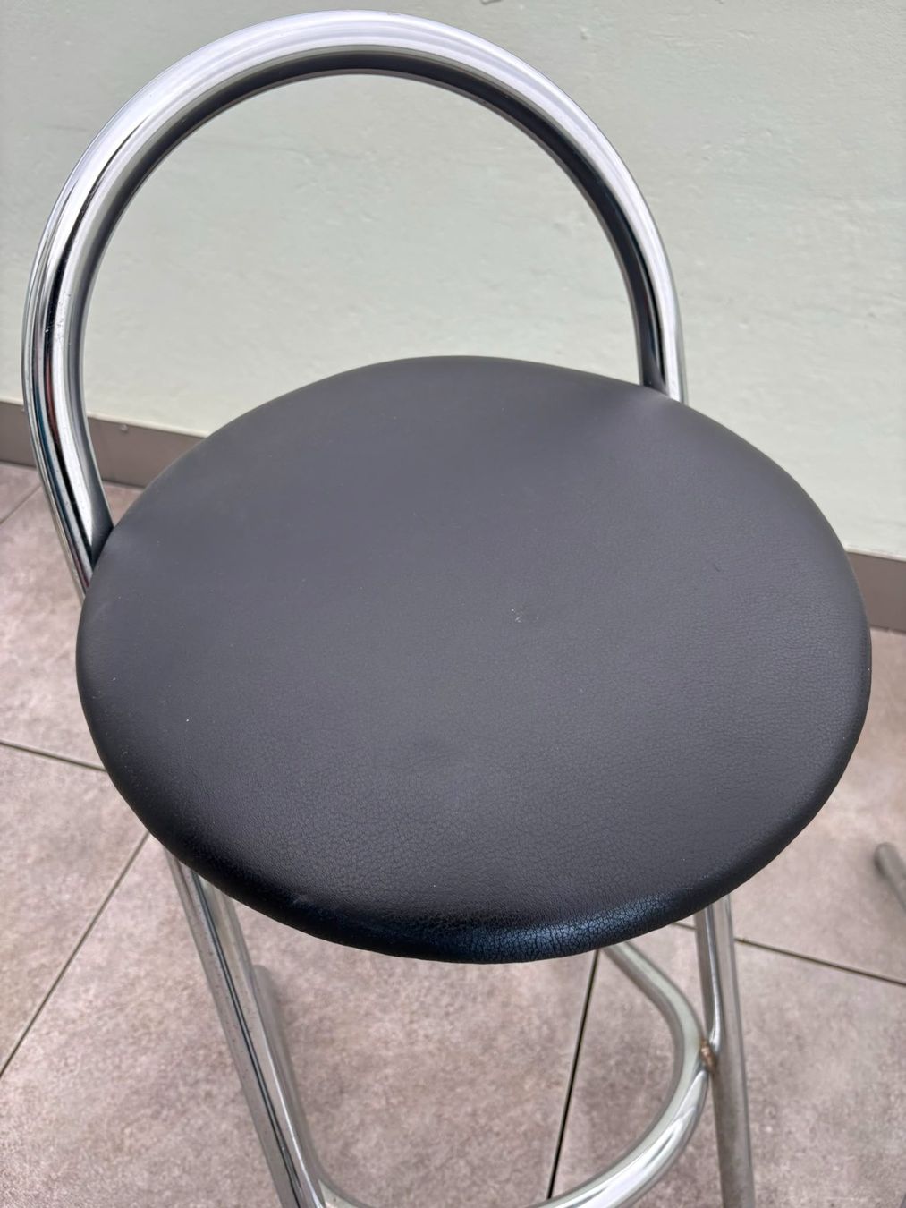 Sgabelli: Barhocker Chrom mit schwarzem Sitz – Usato da Bern venduto da tgilgen 2