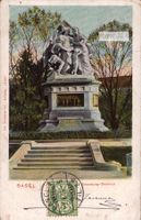 1904 AK Basel - Strassburg-Denkmal
