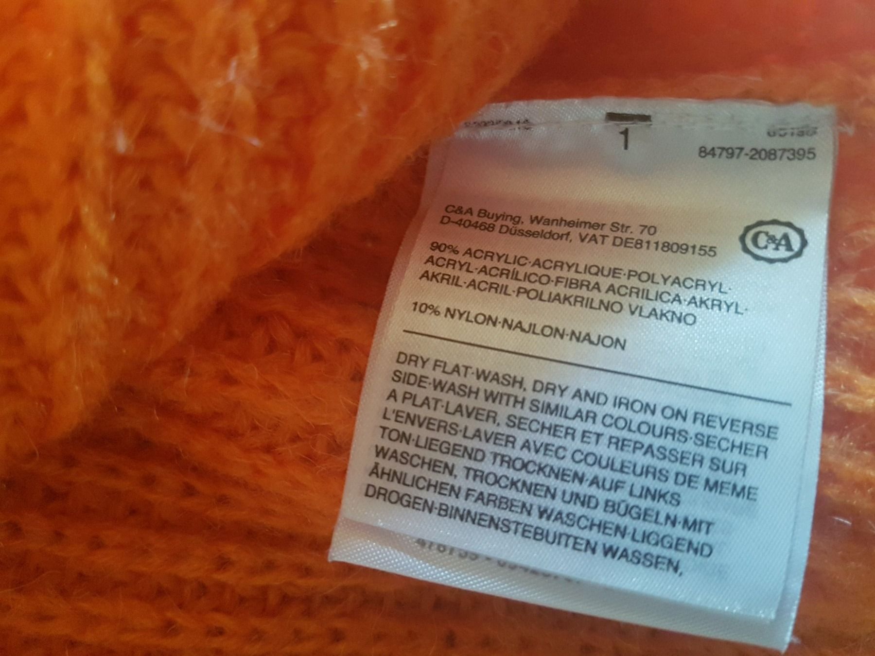 C&A Maglioni & Felpe: Pull orange taille M marque C&A – Usato da Villiers venduto da san_jn5w 3