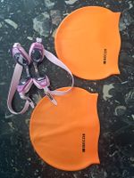 2 Beco Schwimmbadekappen + 2 Schwimmbrillen